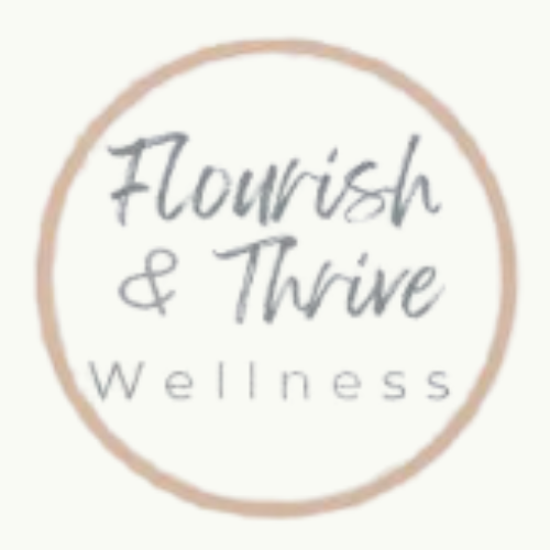 Flourish and thrive wellness logo